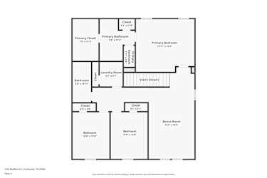 Floor plan 2 for 1215 Bluffton Cir