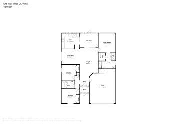 Floor plan 1 for 1215 Tiger Wood Ct