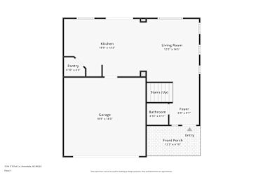 Floor plan 1 for 1216 S 121st Ln