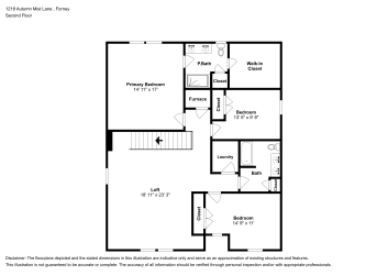 Floor plan 2 for 1218 Autumn Mist Lane