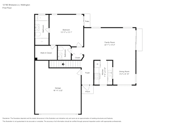 Floor plan 1 for 12190 Brisbane Ln