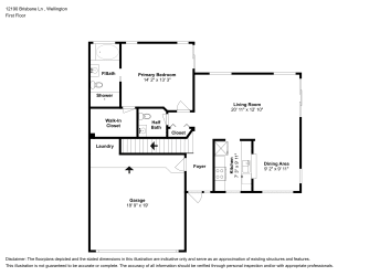 Floor plan 1 for 12190 Brisbane Ln