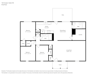 Floor plan 1 for 122 Cooper