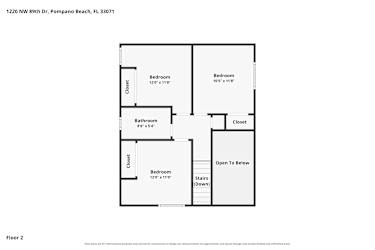 Floor plan 2 for 1220 NW 89th Dr