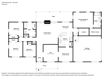 Floor plan 1 for 12224 Warren Rd