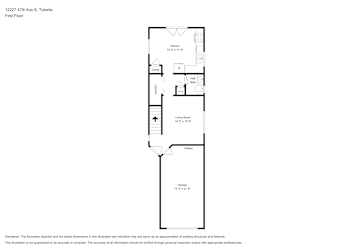 Floor plan 1 for 12227 47th Ave S