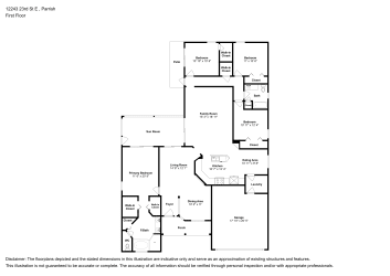 Floor plan 1 for 12243 23rd St E