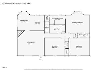 Floor plan 2 for 123 Fairview Way