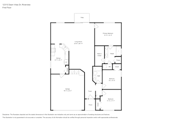 Floor plan 1 for 12310 Dawn Vista Dr