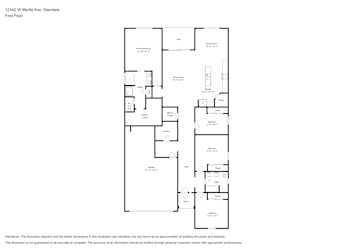 Floor plan 1 for 12340 W Myrtle Ave