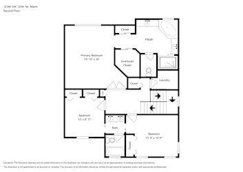 Floor plan 2 for 12390 SW 125th Ter