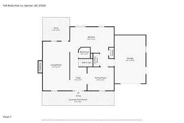 Floor plan 1 for 124 Rock Fish Ln