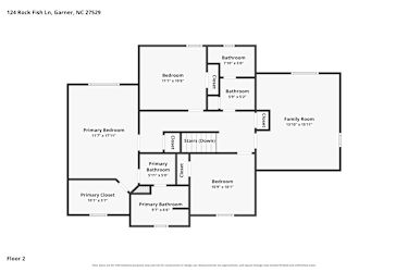 Floor plan 2 for 124 Rock Fish Ln