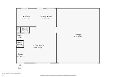 Floor plan 2 for 1240 W 135th Dr