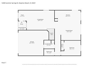 Floor plan 1 for 12400 Summer Springs Dr