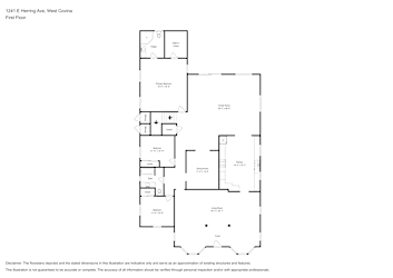 Floor plan 2 for 1241 E Herring Ave