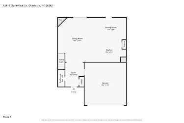 Floor plan 1 for 12411 Clackwyck Ln