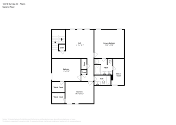 Floor plan 2 for 12412 Sunrise Dr