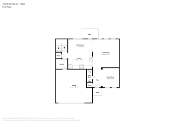 Floor plan 1 for 12412 Sunrise Dr