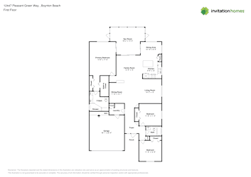 Floor plan 1 for 12447 Pleasant Green Way