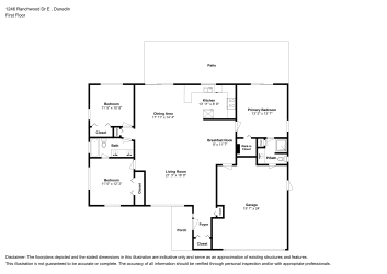 Floor plan 1 for 1246 Ranchwood Dr E