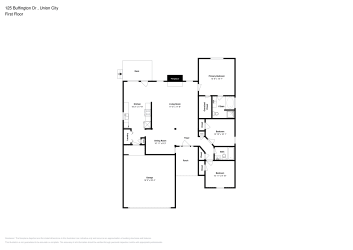Floor plan 1 for 125 Buffington Dr