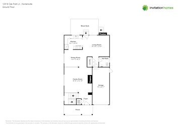 Floor plan 1 for 12519 Oak Park Ln