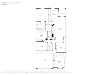 Floor plan 1 for 12532 W Cercado Ln