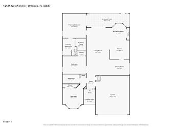 Floor plan 1 for 12535 Newfield Dr