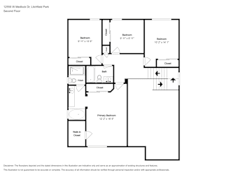 Floor plan 2 for 12559 W Medlock Dr