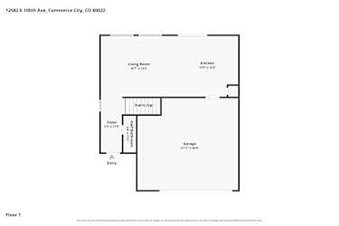 Floor plan 1 for 12582 E 100th Ave
