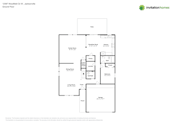 Floor plan 1 for 12587 Woodfield Cir W