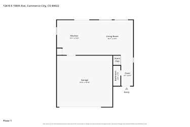 Floor plan 1 for 12610 E 100th Ave
