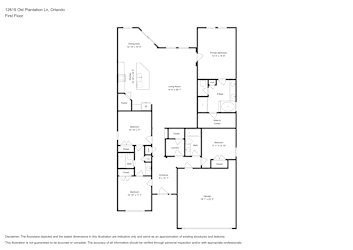 Floor plan 1 for 12619 Old Plantation Ln