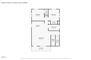 Floor plan 2 for 12623 E 101st Dr