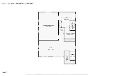 Floor plan 3 for 12623 E 101st Dr