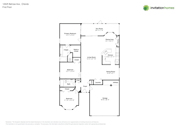 Floor plan 1 for 12625 Belrose Ave