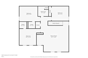 Floor plan 2 for 12637 Pricklybranch Dr
