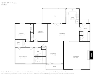 Floor plan 1 for 12645 N 47Th Dr
