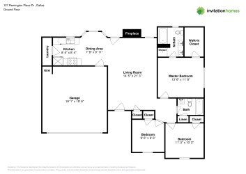 Floor plan 1 for 127 Remington Place Dr
