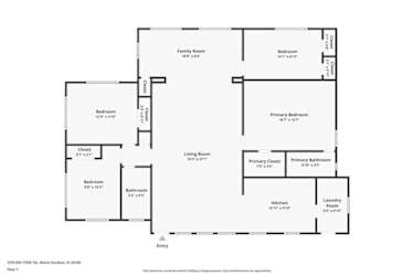 Floor plan 1 for 1270 NW 175th Ter