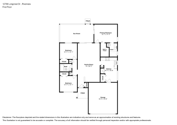 Floor plan 1 for 12709 Longcrest Dr