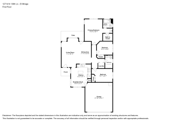 Floor plan 1 for 12714 N 130th Ln