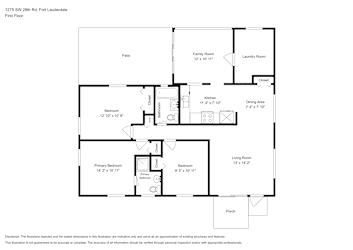 Floor plan 1 for 1275 SW 28th Rd