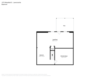 Floor plan 1 for 1275 Wheatfield Dr