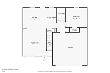 Floor plan 1 for 128 Glendale Blvd