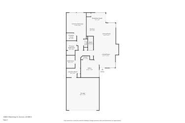 Floor plan 1 for 12804 E Wyoming Cir