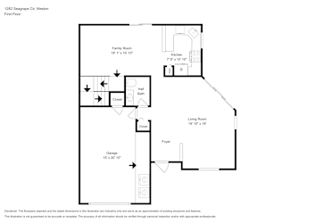 Floor plan 1 for 1282 Seagrape Cir