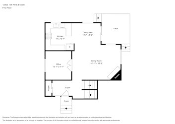 Floor plan 2 for 12823 15th Pl W
