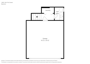 Floor plan 1 for 12823 15th Pl W